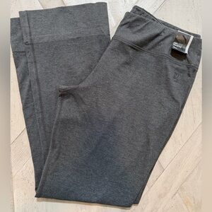New York & Company Charcoal Gray Yoga Bootcut Leggings NWT Size XL Tall